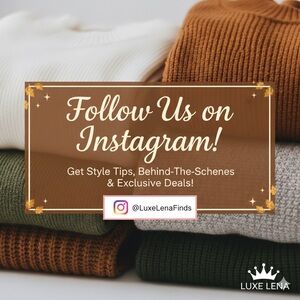 ✨ Follow @LuxeLenaFinds on Instagram | Style Tips & Closet Drops ✨